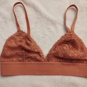 Women's Lively matte rose lace bralette